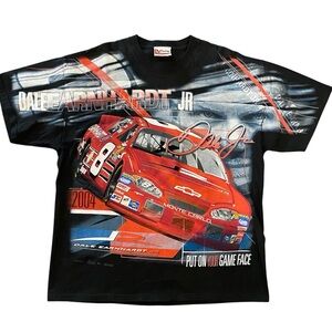 Chase Authentics Black Red Dale Earnhardt Jr. Graphic Tee